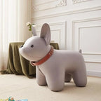 Animal Stool Changing Shoe Stool Cartoon Wood Ottoman Stool, Animal Footstool for Living Rooms Bedroom Home Decor