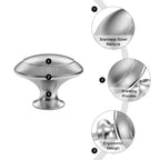 Stainless Steel Door Knobs Drawer & Cabinet Pull Handles Kitchen Cupboard Knobs Furniture Hardware Accessory