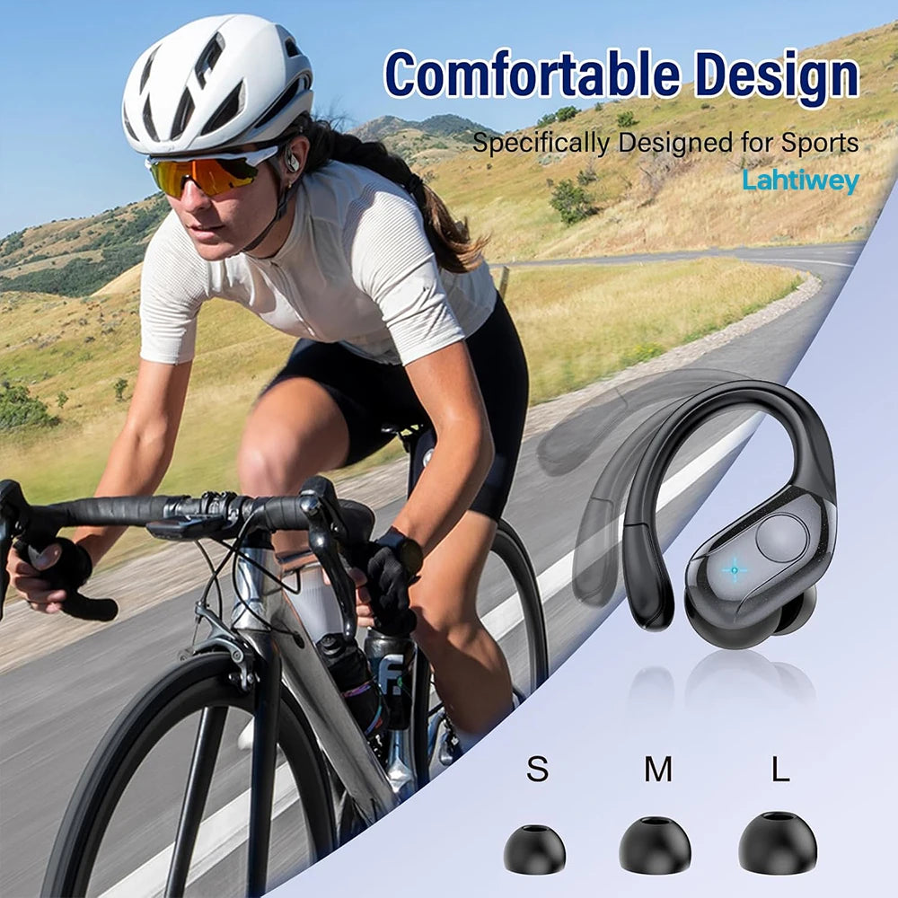 Wireless Earbuds Bluetooth Headphones, TWS Ear Buds with Deep Bass, 75H Playtime, Power Display, IPX7 Waterproof in Ear Earphone