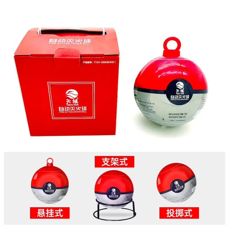 Dry powder fire extinguishing bomb 0.5kg kitchen warehouse fire extinguisher can be thrown automatic fire extinguisher ball