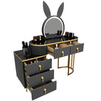 Modern Luxury Vanity Table Storage European Big Study Corner Women Organizer Dressing Table Girl Penteadeira Chinese Furniture