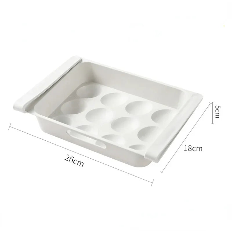Refrigerator Food Storage Box Kitchen Accessories Eggs Organizer Fresh Box Dumplings Vegetable Egg Holder Kitchen Storage Rack