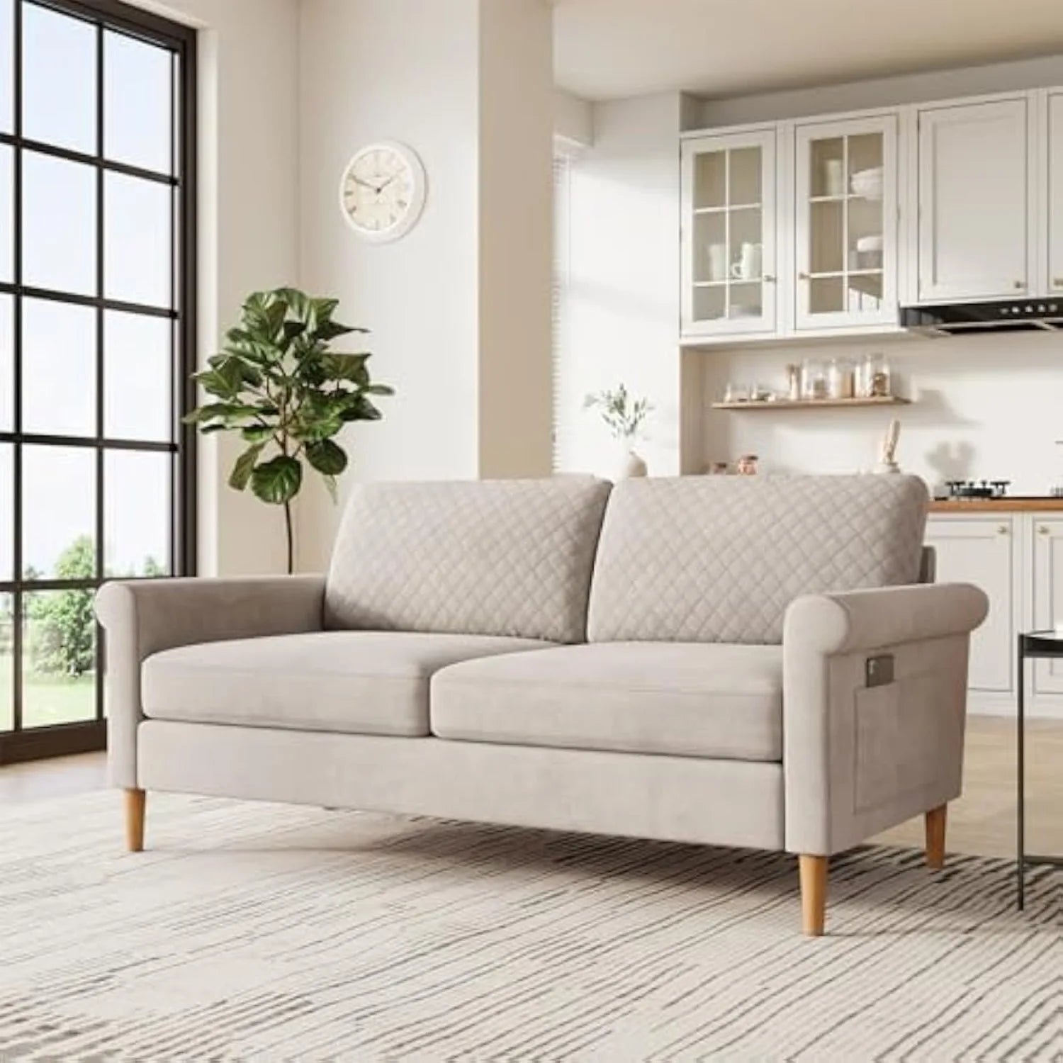 Small Comfy Loveseat Sofa