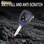 Zinc Alloy +Tpu Car Key Case For Jeep Wrangler Compass Patriot Liberty Chrysler 300 PT Dodge JCUV Caliber Nitro Accessories
