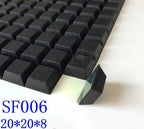 1-100Pcs Rubber Feet Self-adhesive Furniture Pads Protectors Shock Absorber Feet Pad  Laptop Speakers Appliances Protect Mats