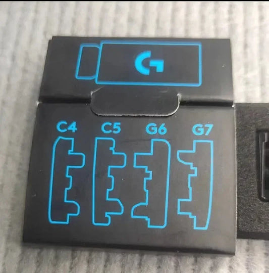 Suitable for Original replacement repair parts for Logitech GPW G pro 1st Gen wireless mouse side plug button spare kits charger