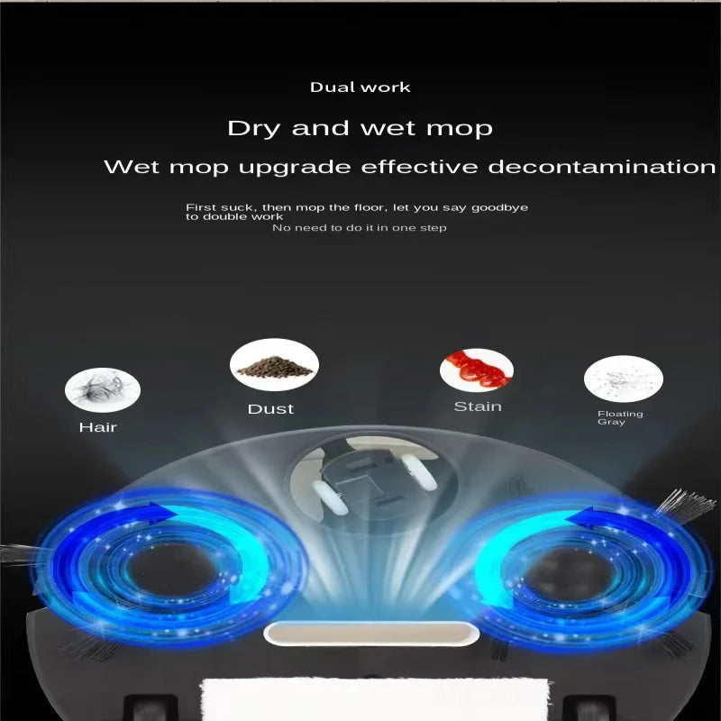 Smart Sweeping Floor Robot Ultra-quiet Remote Control Vacuum Cleaner Carpet Wireless Mopping Machine For Home Office Use