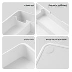 Scalable Cabinet Storage Drawer Compartment Storage Box Stationery Container PET Plastic Decoration Hidden Drawer Kitchen