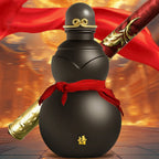 900ml Chinese Retro Wu Kong Gourd Water Bottle - Large Capacity