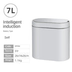 7L Trash Can Smart Sensor Automatic Household Electronic Kitchen Trash Bin Toilet Waterproof Narrow Seam Sensor Bin Trash Can