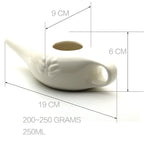 Nose Cleaner Himalayan Salt Premium Ceramic Neti Pot 8oz (250ml) Nasal