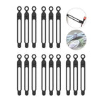 Silicone Cable Ties,Cord Organizer,Cable Straps,Reusable Cord Ties,Travel Cable Organizer ,Cute Elastic Tie, Wire Ties