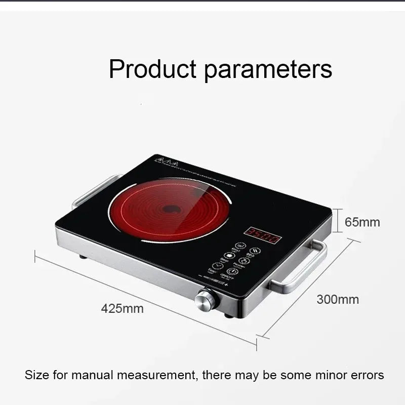 The Infrared Heating Cookware Cooking Multifunctional Electric Ceramic Stove 3500W Infinitely Adjustable Power For Soup Cooking