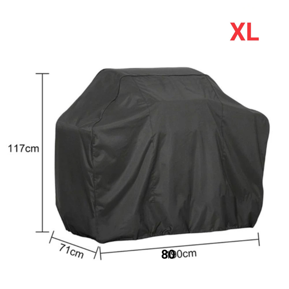 Outdoor BBQ Cover Dust Waterproof Weber Heavy Duty Charbroil Grill Cover Rain Protective Outdoor Barbecue Cover BBQ Accessories