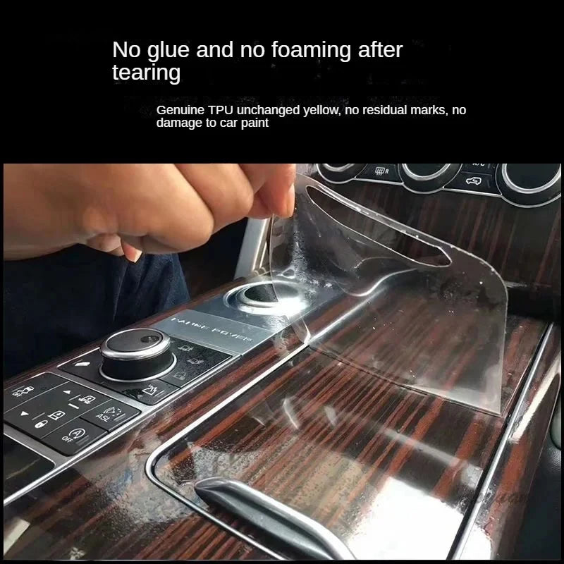 For Geely XingYue L Monjaro 2021-22 Gearbox Panel Navigation Screen Automotive Interior TPU Protective Film Anti-Scratch Sticker