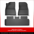 LUCKEASY For Tesla Model Y Floor Mat TPE Waterproof Wear-resistant Protective Mat Model 3 Foot Pad Car Interior Accessories