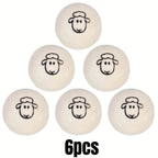 1-6pcs Reusable Wool Laundry Dryer Ball Fabric Softener Alternative for Washing Machine Wrinkle Reducer Cleaning Supplies Gadget