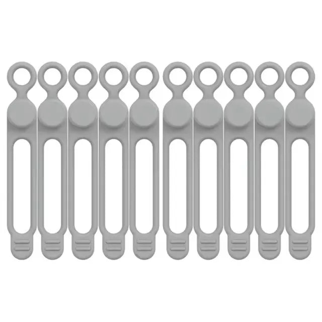 Silicone Cable Ties,Cord Organizer,Cable Straps,Reusable Cord Ties,Travel Cable Organizer ,Cute Elastic Tie, Wire Ties