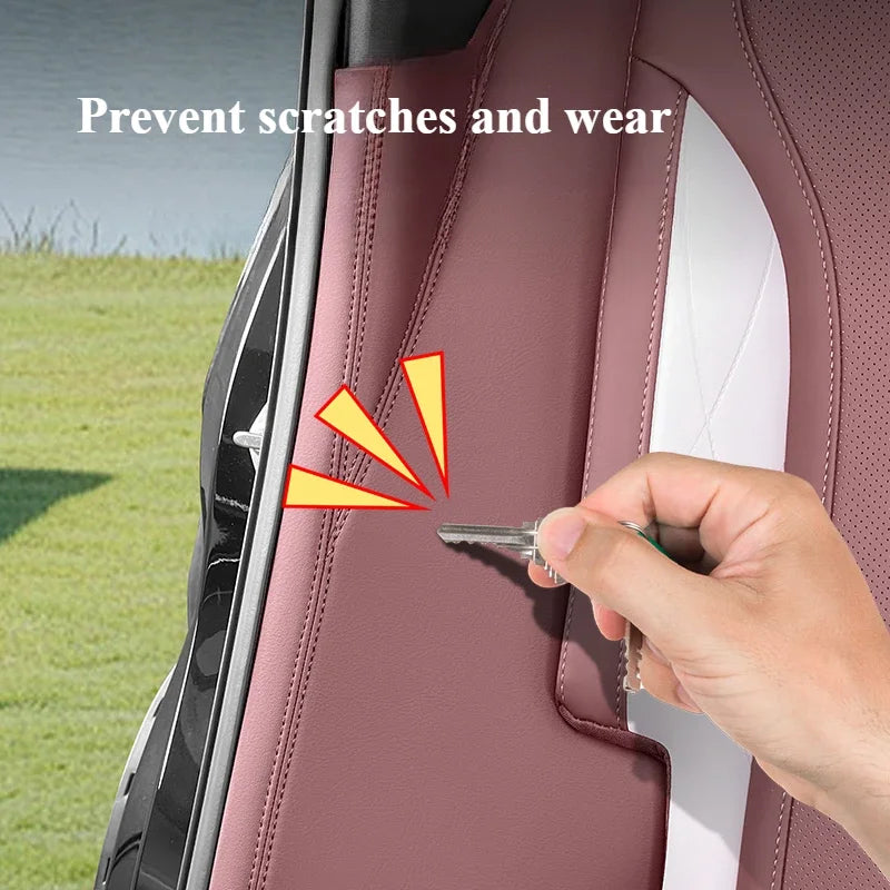 For Geely Monjaro Xingyue L Rear Second Seats Both Sides Leather Protective Pad Anti-scratch Protection Car Interior Accessories