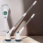 USB Electric Rotary Scrubber Cleaning Brush With LED Night Light Rotatable Household Brush Washing Kitchen Bathroom Windows