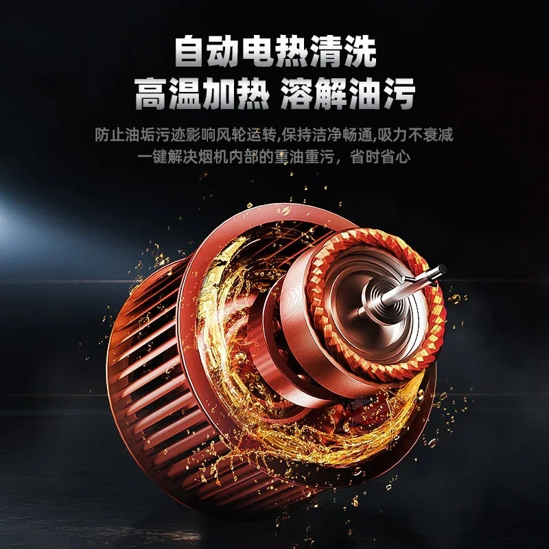 Kitchen Large Suction Chinese Small Oil Suction Rack Set Top Suction Rental Room Kitchen Ventilator