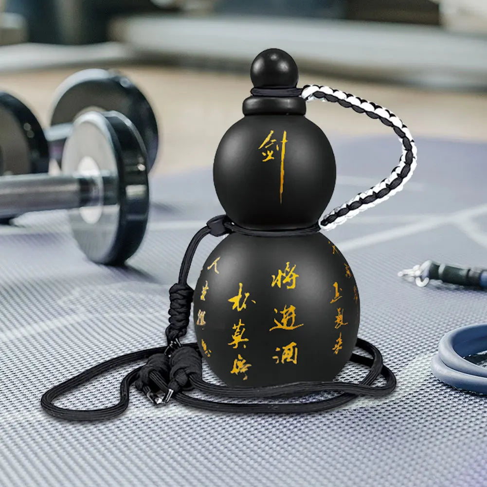 Vintage Chinese Retro-Inspired Gourd Water Bottle Water Kettle Gourd Sports Water Bottle Travel Water Bottle for Game Player