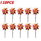 5/10PCS Bird Repeller Reflective Windmill Pinwheel Bird-Scaring Windmill Spinner for Garden Lawn Yard Decor and Keep Birds Away
