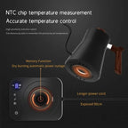 900ML Intelligent Constant Temperature Electric Kettle Hand Brewed Coffee Pot Gooseneck Pot Used for Brewing Milk Powder