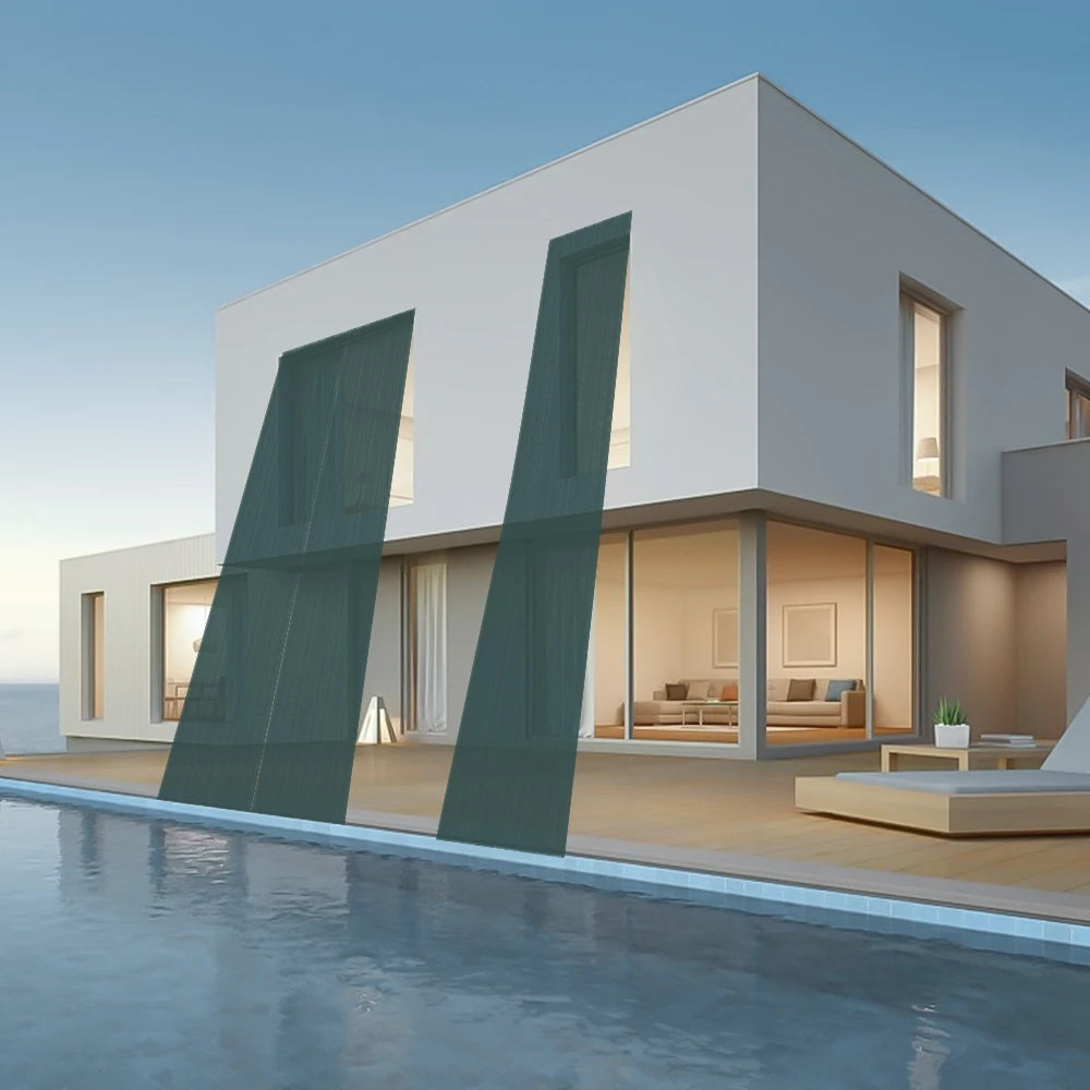 95% Shading Rate Dark Green Garden Shade Cloth w/Grommets Plant Cover Sun Shade Net Shade Fabric Cloth Patio Lawn Swimming Pool