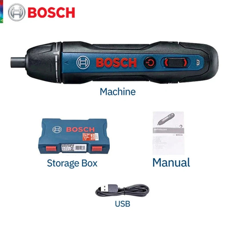 Original Bosch Go2 Electric Screwdriver Set 3.6V Rechargeable Automatic Screwdriver Hand Drill Bosch Go 2 Electric Batch Tool