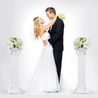Roman Column Pillar Statue Style Column Plastic flower Pillar Decor Pillar multiuse Photo Prop Wedding Parties Decor