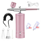 Airbrush Nail with Compressor Portable Air Brush with Compressor For Nails Art Cake Painting Craft Airbrush Nail Art Compressor