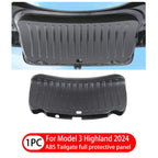 1- 8 Pcs For Tesla Model 3 Highland 2024 ABS Front Rear Door Sill Protector Threshold Strip Anti-kick Guard Panel Waterproof Pad