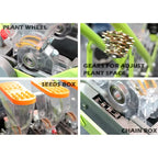 Hand Push Corn Planter, Vegetable Herbs, Cabbage, Radish, Paraware, Spinach Seeder, High Quality