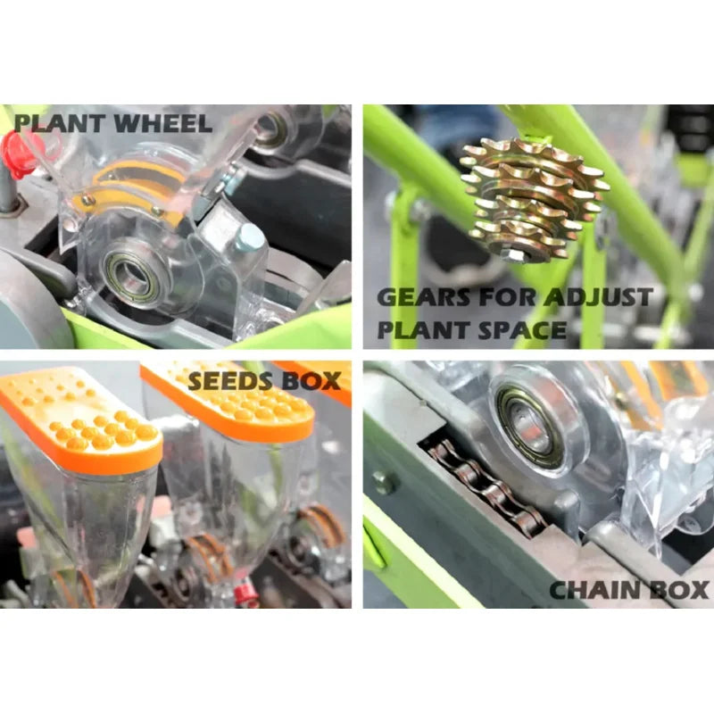 Hand Push Corn Planter, Vegetable Herbs, Cabbage, Radish, Paraware, Spinach Seeder, High Quality