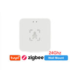 Tuya WiFi / Zigbee Human Presence Detector, Luminance/Distance Detection, Smart Human Body PIR Sensor 24G Support Home Assistant
