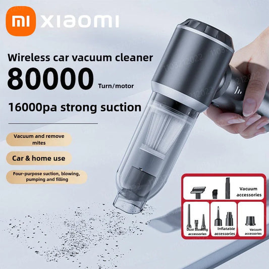 Xiaomi Car Vacuum Cleaner High Suction Cordless Vacuum Cleaner Portable Cordless Vacuum Cleaner High Pressure Cleaning Machine