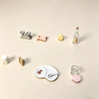 Forest Family Kitchen and Tableware Accessories, Dollhouse Miniature Kitchenware, Cute Food and Drink Props for Pretend Play
