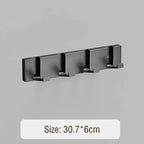 Foldable Coat Rack Wall Hanger Shelves Steel Shelf Behind Door Hooks Clothes Organizer Towel Rack Key Storage Bathroom Furniture