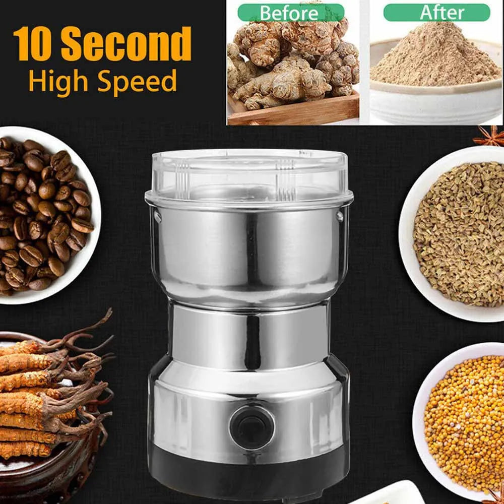 Coffee Bean Grinder 1PC Home Bean Mill Stainless Steel Ultra Fine Grains Chinese Medicine Crusher Electric Grinder