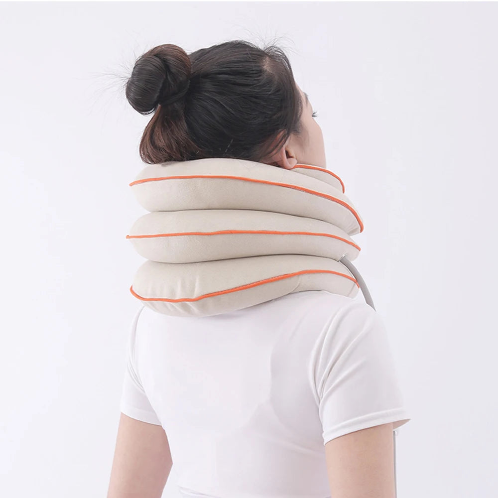 Medical Cervical Neck Traction Inflatable Neck Stretcher Brace Neck pr