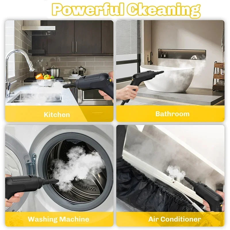 2500W Handheld Steam Cleaner High Pressure Air Conditioner Cleaning Machine Kitchen Hood Car Home Appliance Steam Cleaner 220V