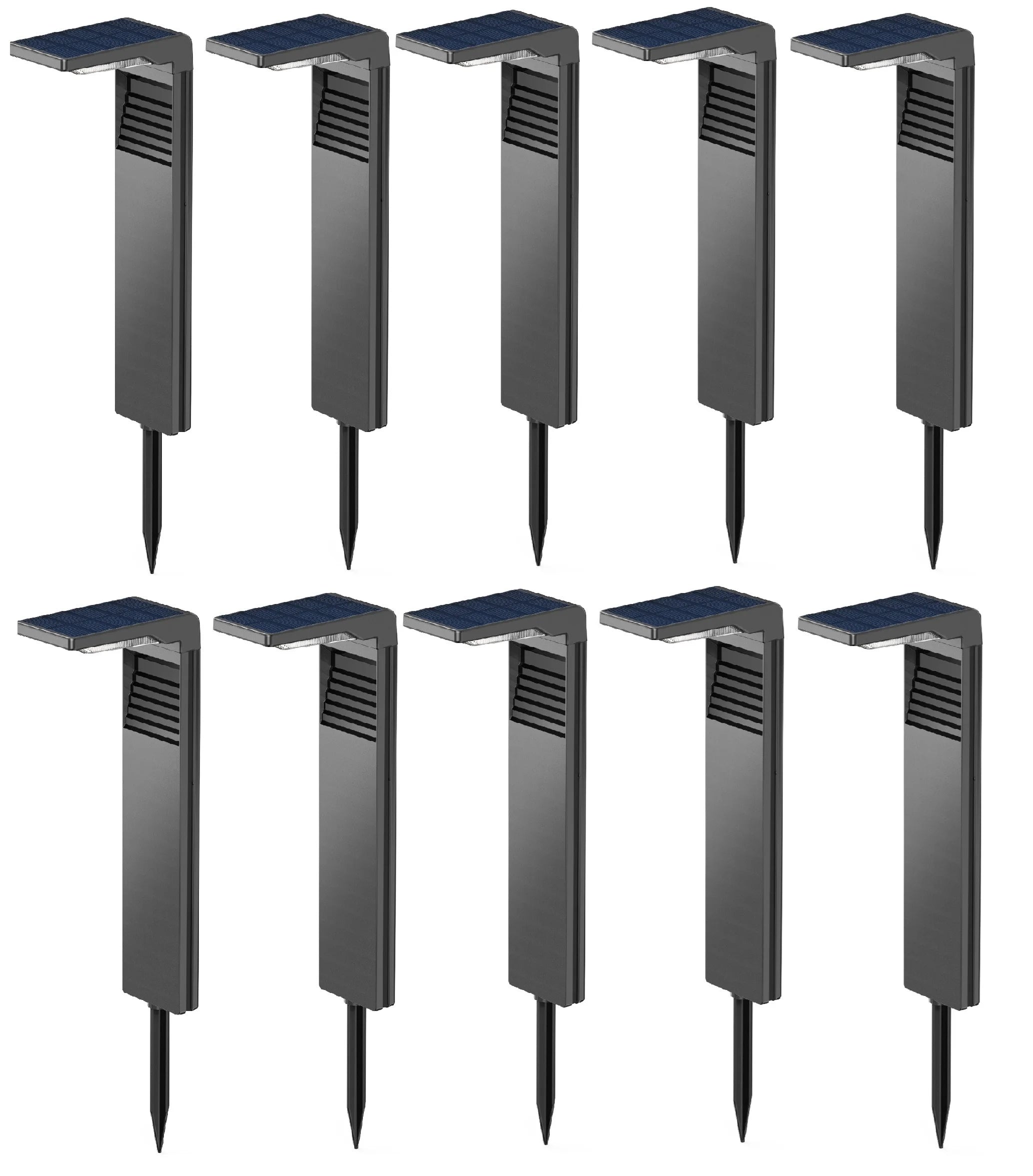 4/6/8/10/12Pcs Solar Garden Light IP64 Waterproof Outdoor LED solar lamps path lights warm white, backyards, gardens, lawn light