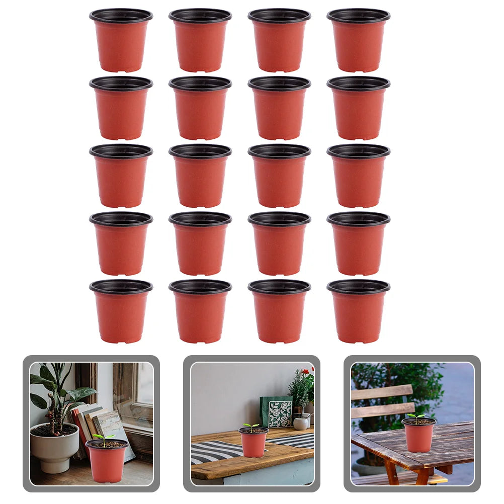 100 Pcs Seedling Pot Plant Nursery Pots Gardening Container Germination Cup Propagator Pots Greenhouse Grow Cup Garden Supplies