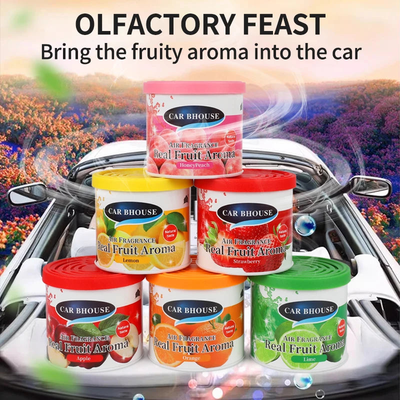 car Solid Air Freshener 120g Indoor Fragrance Toilet Deodorization and Odor Removal Car Fragrance Box Aromatherapy