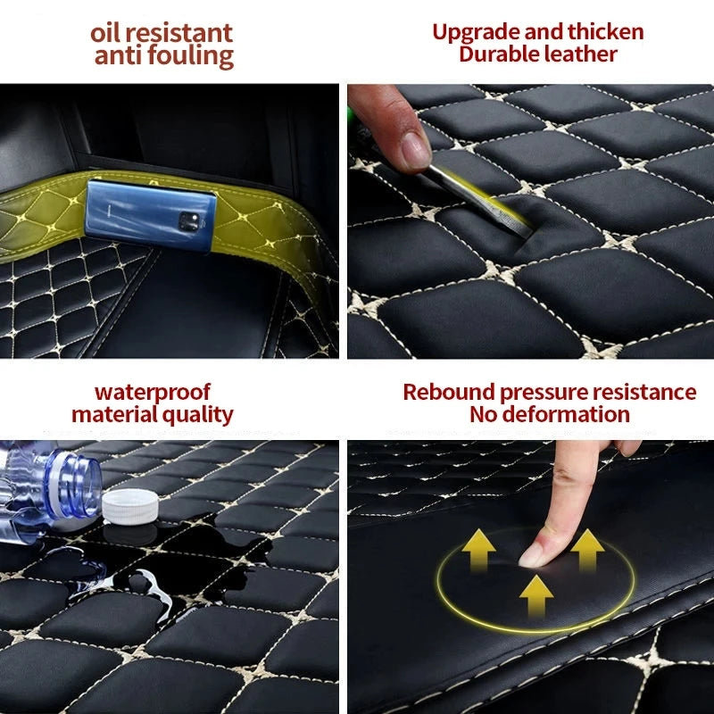 Car Floor Mat For Custom For Haval H6 2023 Automobile Rugs Non-Slip Leather Man Full Set Luxury Woman Foot Pads Auto Accessory