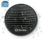 Herdio 160W 3 Inch Marine Boat Waterproof Speakers Motorcycle bluetooth Speaker Audio Stereo System For ATV UTV Outdoor (Gray)