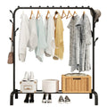 Clothes Rack Nightstand Coat Rack Storage Bedroom Clothes Stand Organizer Night Table Storage Shelf Clothing Racks Household