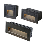 Outdoor Footlight Recessed Corner Wall Lamp Exterior Garden Light LED 3W 5W 10W Underground Waterproof Led Step Stair Lights