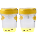 Solar Wasp Trap Waterproof Outdoor Hanging Trap Non-Toxic Bee Hornet Traps Wasp Fly Trap Light Reusable Garden Fruit Fly Catcher
